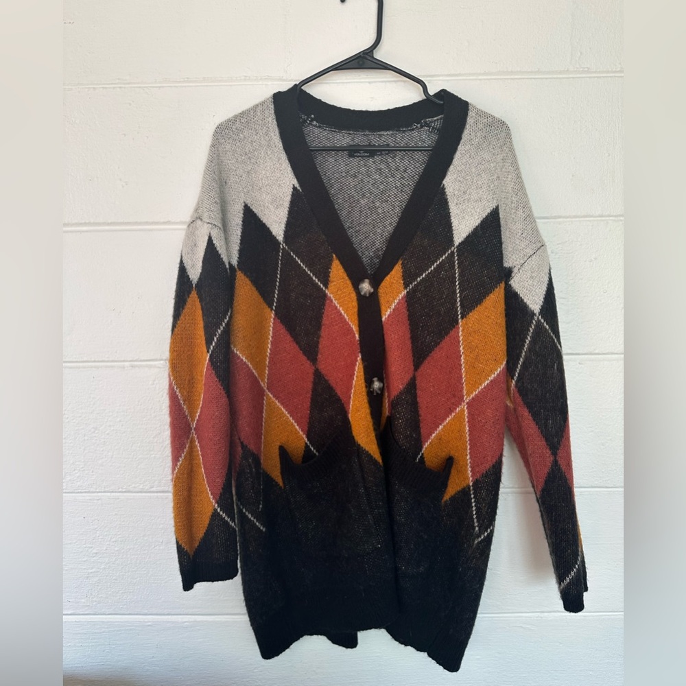 Volcom M/L Button up Knitty City Cardigan